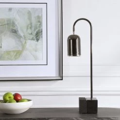 Uttermost Umbra Black Nickel Desk Lamp Accessories