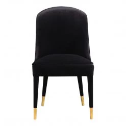 Moe's Home Collection Liberty Dining Chair Black-m2 Chairs
