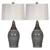 Ashley Furniture Niobe - Multi Gray - Ceramic Table Lamp (2/CN) Accessories
