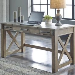 Ashley Furniture Aldwin - Gray - Home Office Lift Top Desk