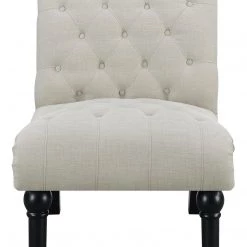 Emerald Home Hutton II Tufted Chair, Ivory 10 Emerald Home Hutton II Tufted Chair, Ivory