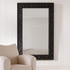 Accessories Uttermost Everest Satin Black Mirror
