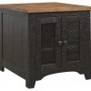 Ashley Furniture Valebeck - Black/brown - Rectangular End Table 1 Ashley Furniture Valebeck - Black/brown - Rectangular End Table