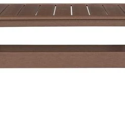 Signature Design By Ashley® Emmeline - Brown - Rect Dining Table W/umb Opt Tables