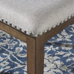 Signature Design By Ashley® Moriville - Grayish Ultimate Best In Class Rectangular Dining Room Extension Table, 4 Upholstered Side Chairs Dining Room Sets