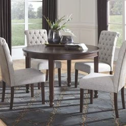 Ashley Furniture Adinton - Reddish Brown - Oval Dining Room Ext Table Tables 15 Ashley Furniture Adinton - Reddish Brown - Oval Dining Room Ext Table Tables