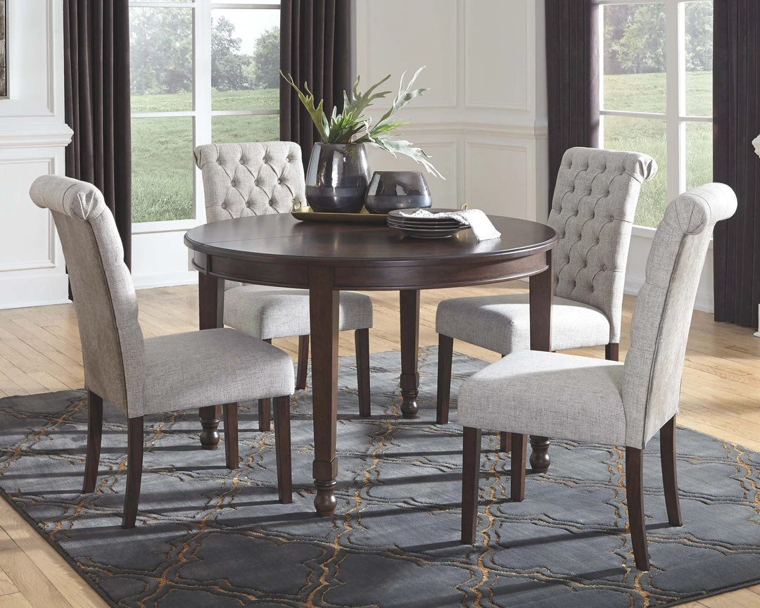 Ashley Furniture Adinton - Reddish Brown - Oval Dining Room Ext Table Tables 7 Ashley Furniture Adinton - Reddish Brown - Oval Dining Room Ext Table Tables