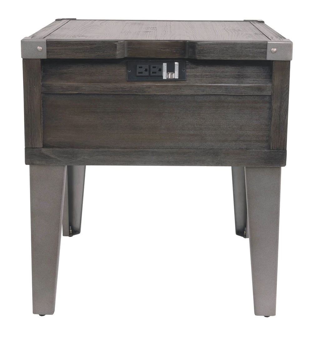 Ashley Furniture Tables Todoe - Gray Dark - Rectangular End Table 12 Ashley Furniture Tables Todoe - Gray Dark - Rectangular End Table