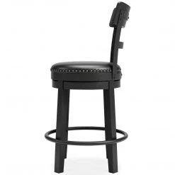 Ashley Furniture Stools Valebeck - Black - Uph Swivel Barstool (1/cn) 15 Ashley Furniture Stools Valebeck - Black - Uph Swivel Barstool (1/cn)