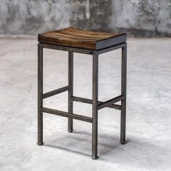 Stools Uttermost Beck Industrial Bar Stool