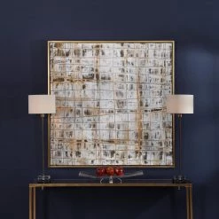 Uttermost Egyptian Linen Abstract Art Accessories