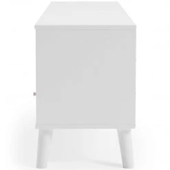 Ashley Furniture TV Stands Piperton - White / Brown - Medium Tv Stand