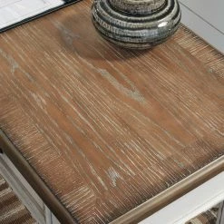 Ashley Furniture Realyn - White/brown - Home Office Desk Return