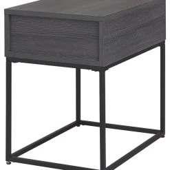 Ashley Furniture Yarlow - Black - Rectangular End Table