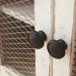 Ashley Furniture Tables Wystfield - White/brown - Rectangular End Table - 2-doors