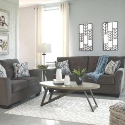 Ashley Furniture Alsen - Granite - Full Sofa Sleeper Sofas