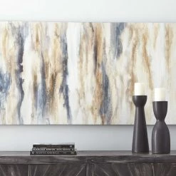Ashley Furniture Joely - Blue/tan - Wall Art Accessories