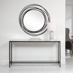 Tables Uttermost Hayley Black Console Table