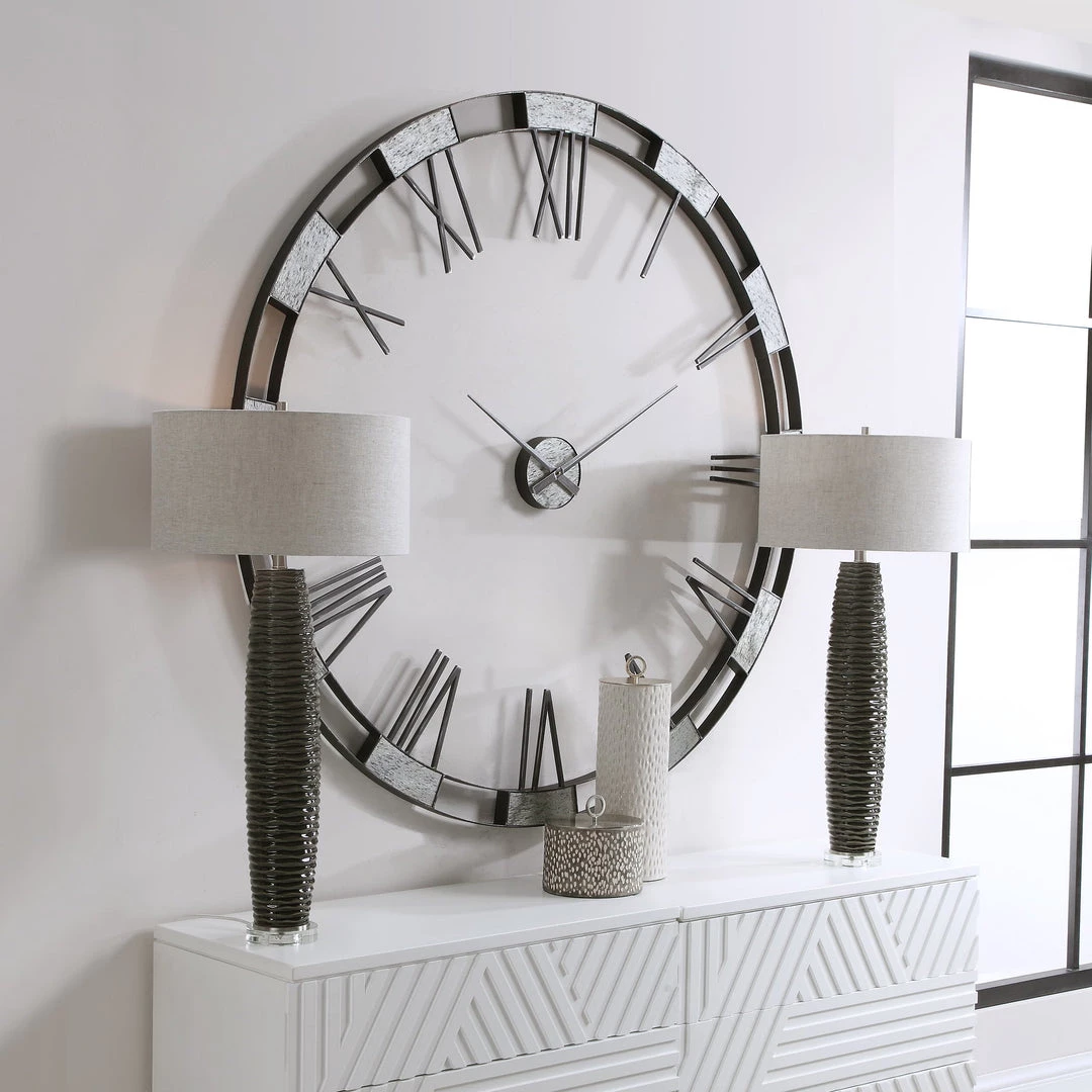 Uttermost Alistair Modern Wall Clock Accessories 8 Uttermost Alistair Modern Wall Clock Accessories
