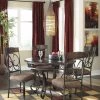 Signature Design By Ashley® Glambrey - Dark Brown - 5 Pc. - Dining Room Table, 4 Upholstered Side Chairs Dining Room Sets 2 Signature Design By Ashley® Glambrey - Dark Brown - 5 Pc. - Dining Room Table, 4 Upholstered Side Chairs Dining Room Sets