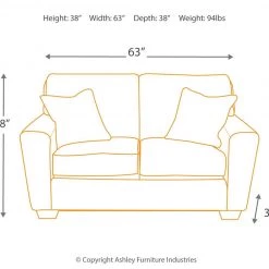 Ashley Furniture Calicho - Cashmere - Loveseat Loveseats