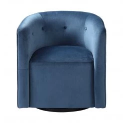 Uttermost Mallorie Blue Swivel Chair Chairs