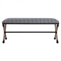 Benches Uttermost Braddock Striped Bench