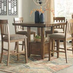 Ashley Furniture Flaybern - Brown - Upholstered Barstool (2/cn) Stools