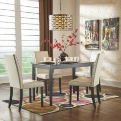 Ashley Furniture Kimonte - Dark Brown - Rectangular Dining Room Table Tables
