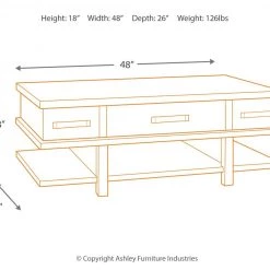 Ashley Furniture Tables Stanah - Brown / Beige - Lift Top Cocktail Table 19 Ashley Furniture Tables Stanah - Brown / Beige - Lift Top Cocktail Table