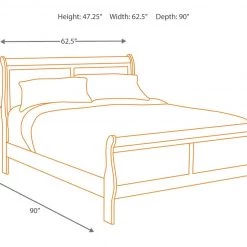 Signature Design By Ashley® Alisdair - Dark Ultimate Best In Class Dresser, Mirror, Sleigh Bed