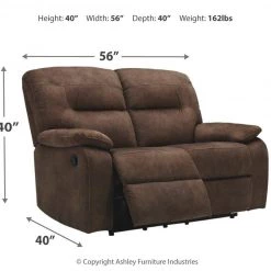 Ashley Furniture Bolzano - Sleek Seater - Reclining Loveseats Reclining Furniture