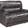 Ashley Furniture Reclining Furniture Mccaskill - Gray - Wide Seat Power Recliner 2 Ashley Furniture Reclining Furniture Mccaskill - Gray - Wide Seat Power Recliner
