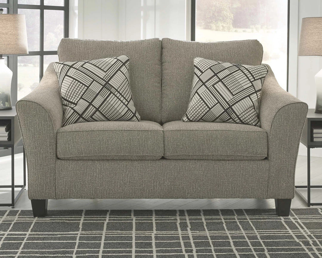 Benchcraft® Barnesley - Platinum - Loveseat Loveseats 6 Benchcraft® Barnesley - Platinum - Loveseat Loveseats