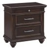 Ashley Furniture Brynhurst - Dark Brown - Three Drawer Night Stand Nightstands