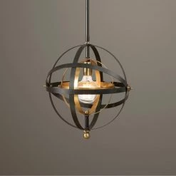 Accessories Uttermost Rondure 1 Light Sphere Mini Pendant