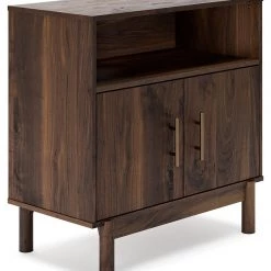 Ashley Furniture Calverson - Mocha - Accent Cabinet