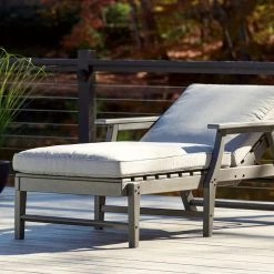 Signature Design By Ashley® Chairs Visola - Gray - Chaise Lounge With Cushion