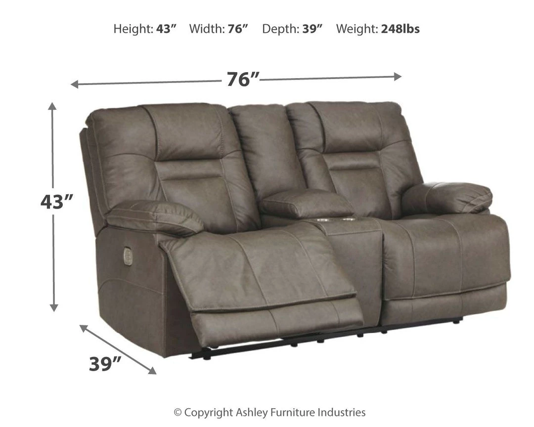 Signature Design By Ashley® Wurstrow - Power Reclining Sofa With Adjustable Headrest, Power Reclining Loveseat With CON/Adjustable HDRST Reclining Furniture 6 Signature Design By Ashley® Wurstrow - Power Reclining Sofa With Adjustable Headrest, Power Reclining Loveseat With CON/Adjustable HDRST Reclining Furniture