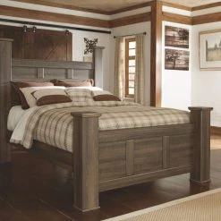 Signature Design By Ashley® Beds Juararo - Dark Ultimate Best In Class California Poster Bed
