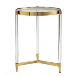Uttermost Kellen Glass Accent Table Tables