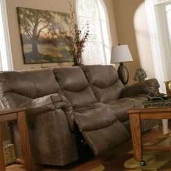 Ashley Furniture Alzena - Gunsmoke - Reclining Sofa