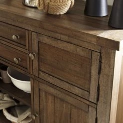 Ashley Furniture Servers Moriville - Grayish Brown - Dining Room Server