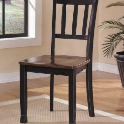 Signature Design By Ashley® Owingsville - Black/Ultimate Best In Class Rectangular Dining Room Table, 4 Side Chairs Dining Room Sets