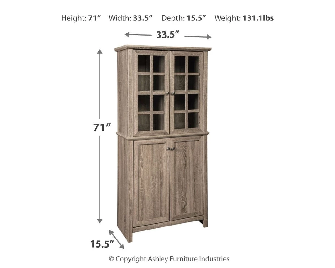Ashley Furniture Drewmore - Gray - Accent Cabinet 4 Ashley Furniture Drewmore - Gray - Accent Cabinet