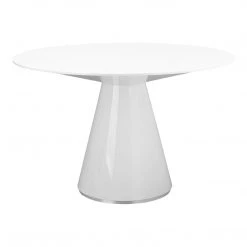 Moe's Home Collection Tables Otago Dining Table Round White
