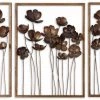 Uttermost Metal Tulips Wall Art Set/3