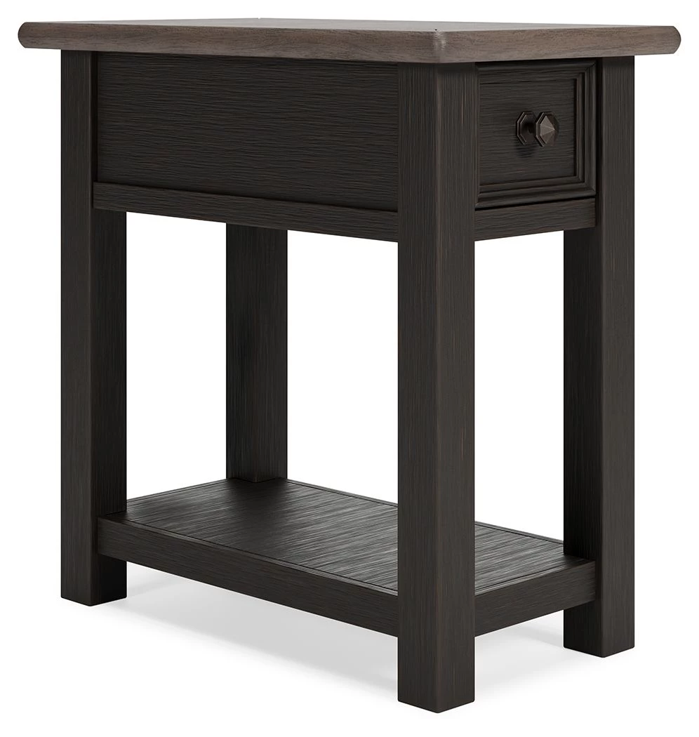 Ashley Furniture Tyler - Black / Gray - Chair Side End Table 3 Ashley Furniture Tyler - Black / Gray - Chair Side End Table