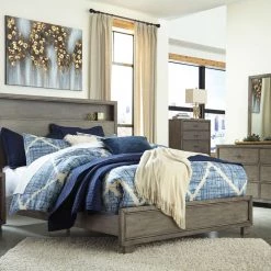Signature Design By Ashley® Arnett - Gray - Queen Bookcase Bed Beds