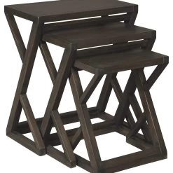 Ashley Furniture Cairnburg - Brown - Accent Table Set (3/cn) Tables